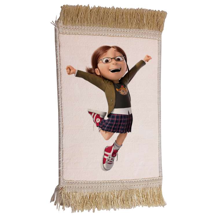 فرش ماشینی دیوارکوب مدل مینیون کد 100