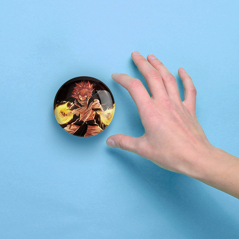 آینه جیبی خندالو مدل ناتسو انیمه فری تیل Fairy Tail  کد 16526