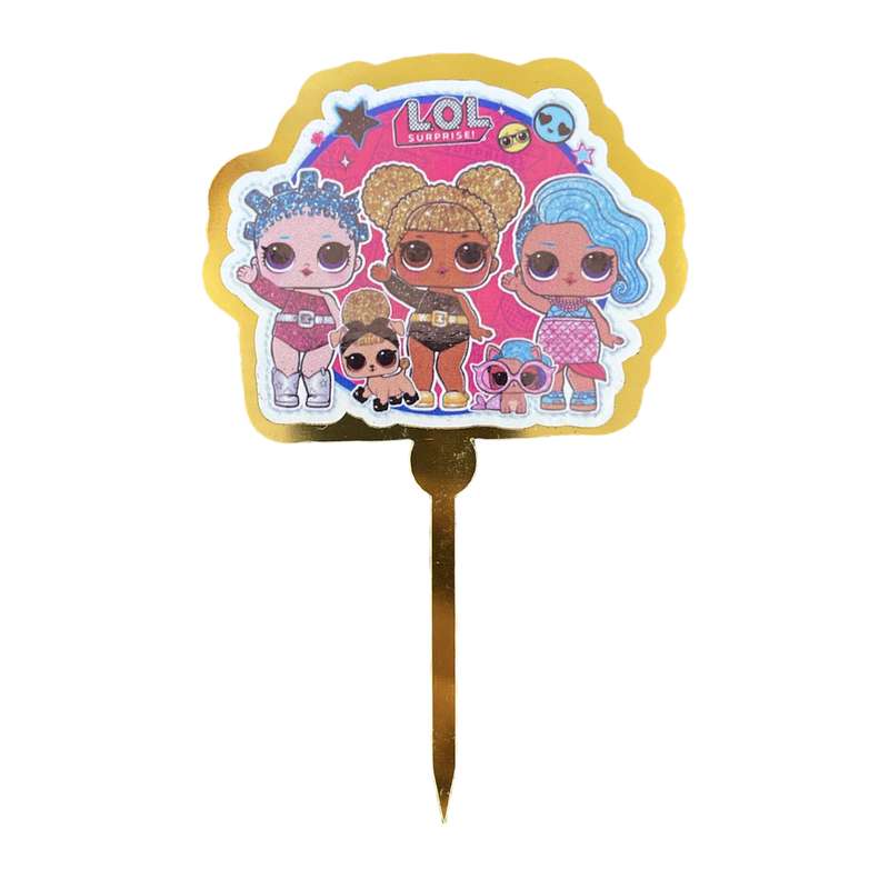 تاپر تزیین کیک مدل  LOL کد 9761