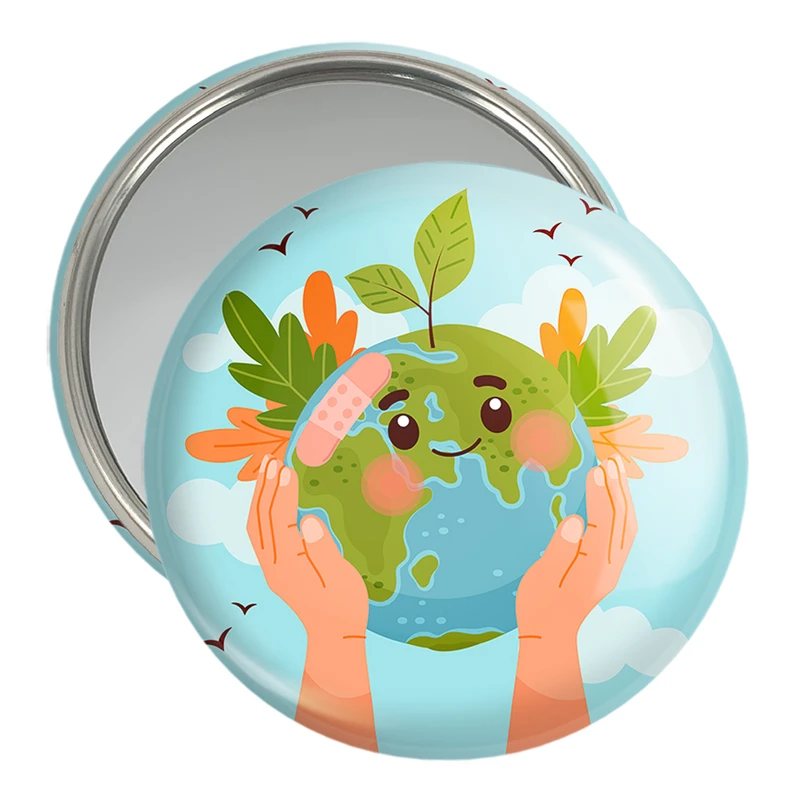 آینه جیبی خندالو مدل حمایت از محیط زیست کد 25905