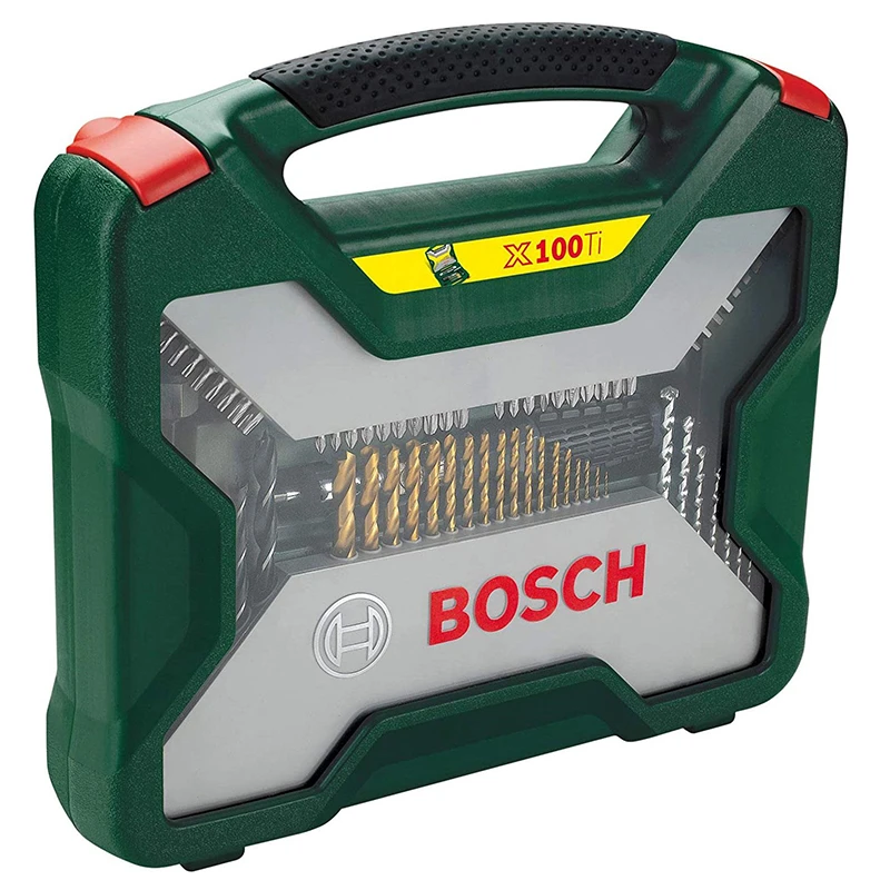 مته و پیچ گوشتی بوش مدل BOX Seri X line 100 مجموعه 100 عددی