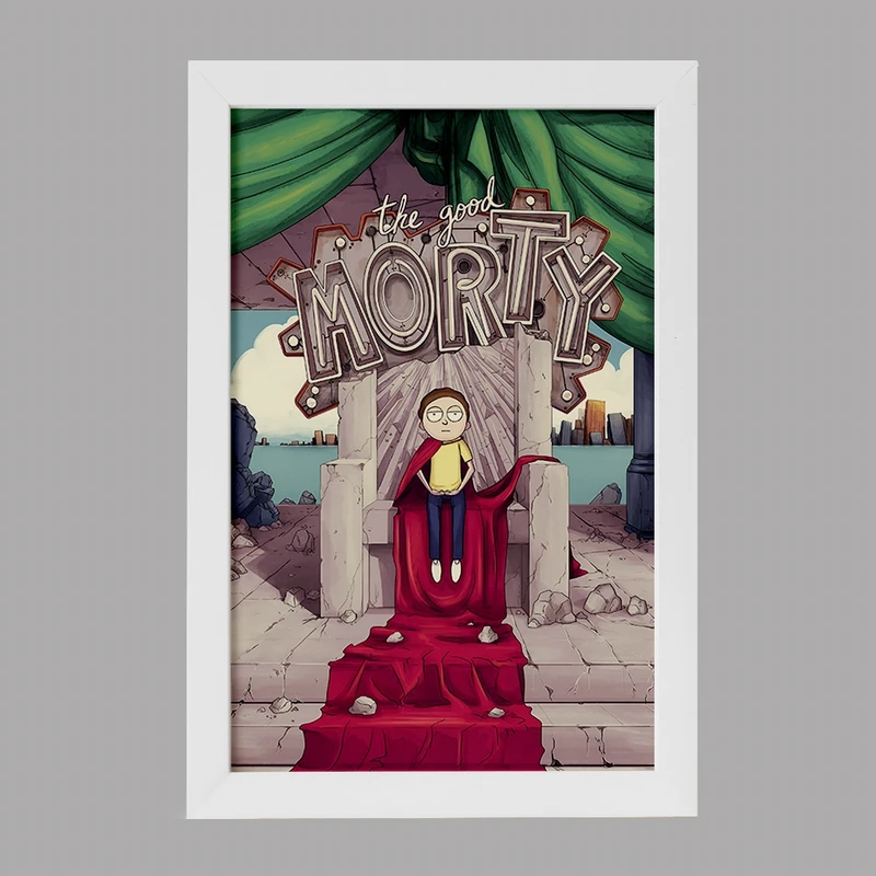 تابلو خندالو مدل  مورتی (Morty) کد F4930