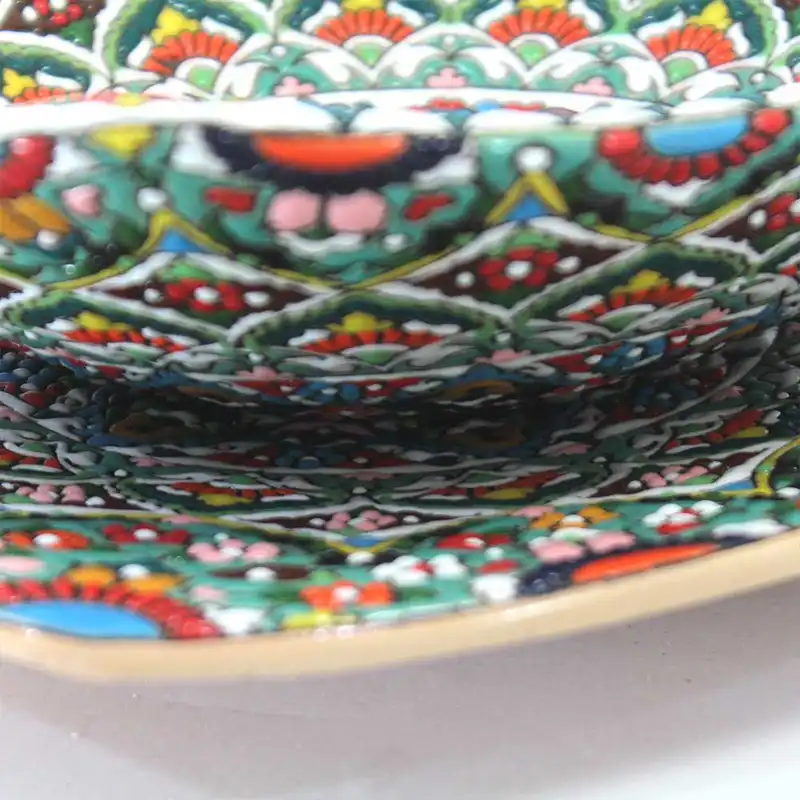 ست کاسه و بشقاب میناکاری کد 20