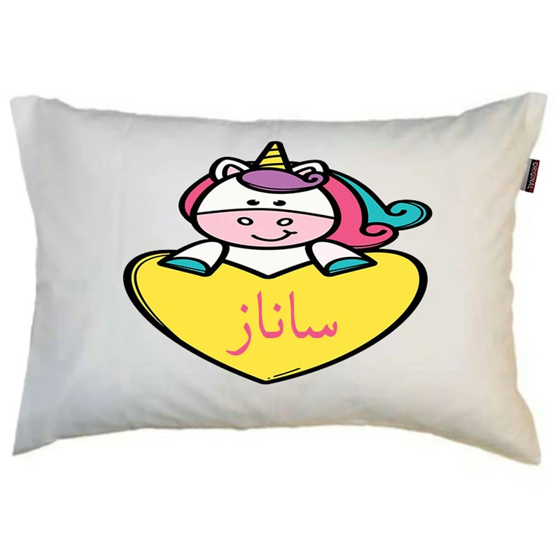 بالش ناریکو مدل کودک طرح دخترانه اسم ساناز کد 069