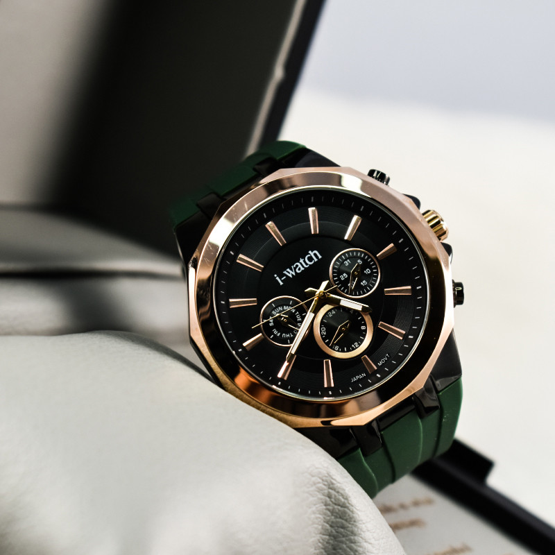 ساعت مچی عقربهای مردانه کوارتز کورنوگراف آی واتچ مدل 190240M