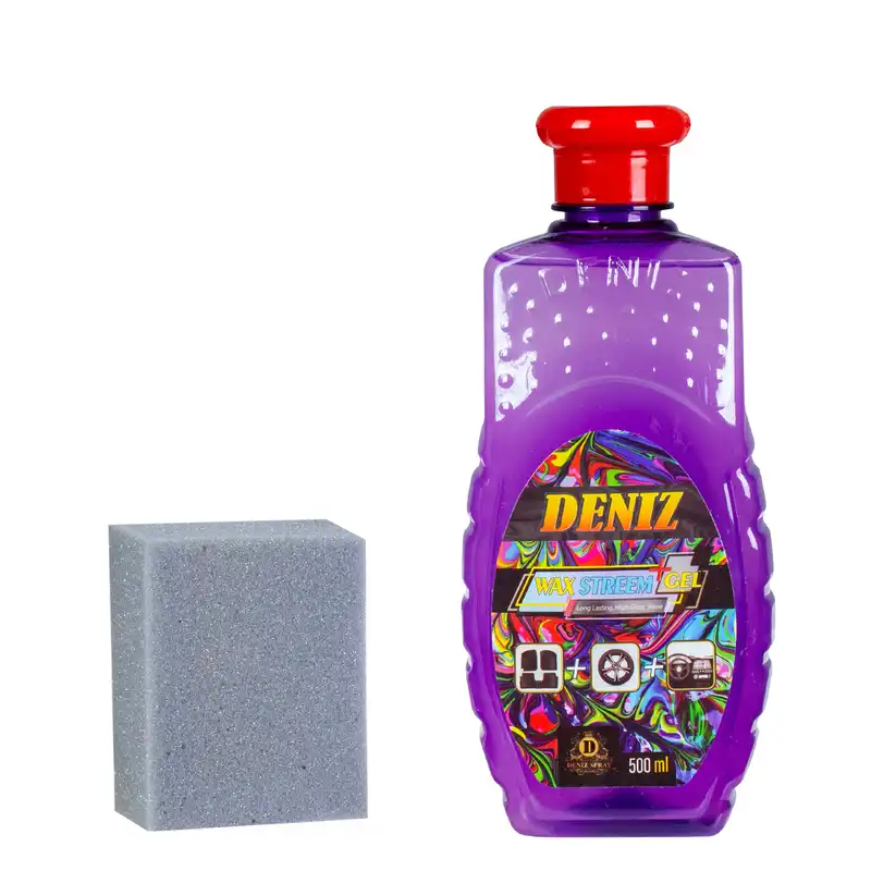 واکس براق کننده همه کاره خودرو دنیز مدل 01 حجم 500 میلی لیتر