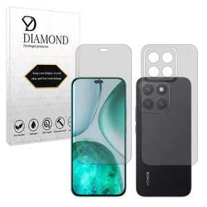 Diamond Tough model transparent screen protector suitable for Honor X8c mobile phone along with the back protector