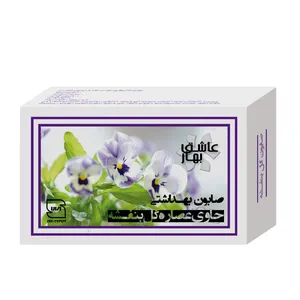 صابون شستشو عاشق بهار مدل گل بنفشه وزن 90 گرم