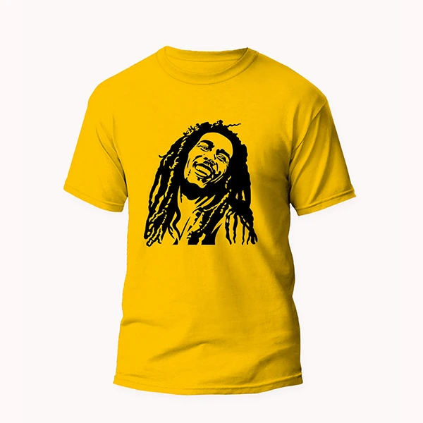 تی شرت آستین کوتاه مردانه مدل باب مارلی کد mo011