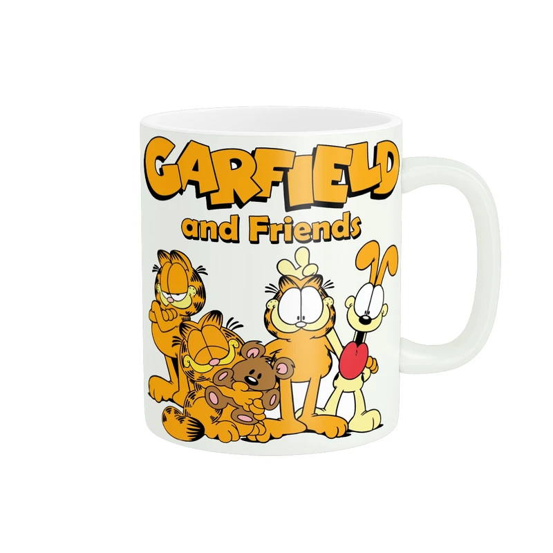 ماگ پادآفرین مدل کارتونی طرح انیمیشن گارفیلد کد PM443