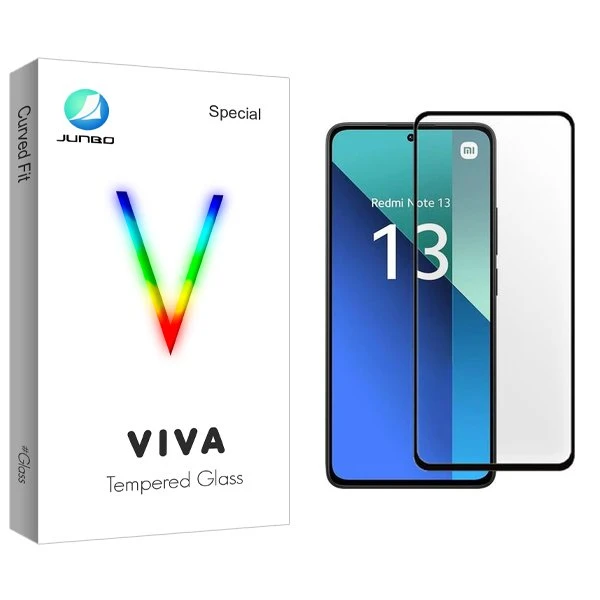 محافظ صفحه نمایش شیشه ای جانبو مدل Viva مناسب برای گوشی موبایل شیائومی Redmi Note 13