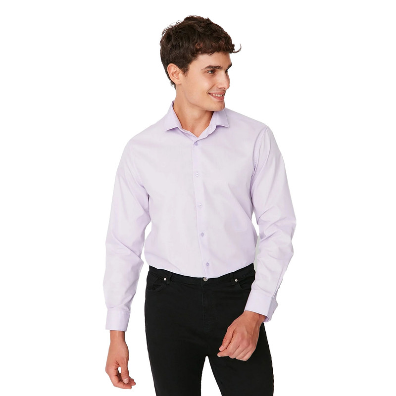 پیراهن آستین بلند مردانه ترندیول مدل LIA56