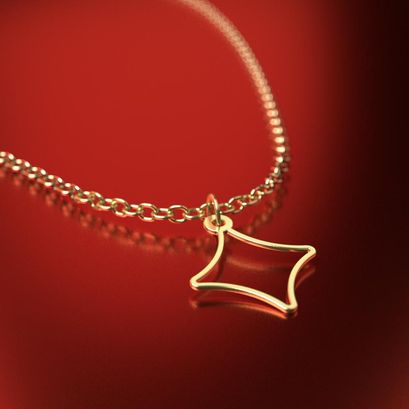 آویز ساعت طلا 18 عیار زنانه مدوپد مدل ستاره کد CA15532 آویز ساعت طلا 18 عیار زنانه مدوپد مدل ستاره کد CA15532