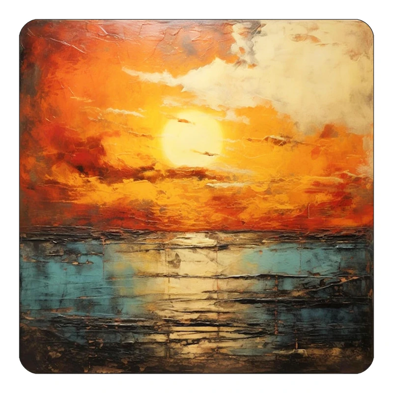 مگنت کاکتی طرح نقاشی رنگ روغن مدل mp72457