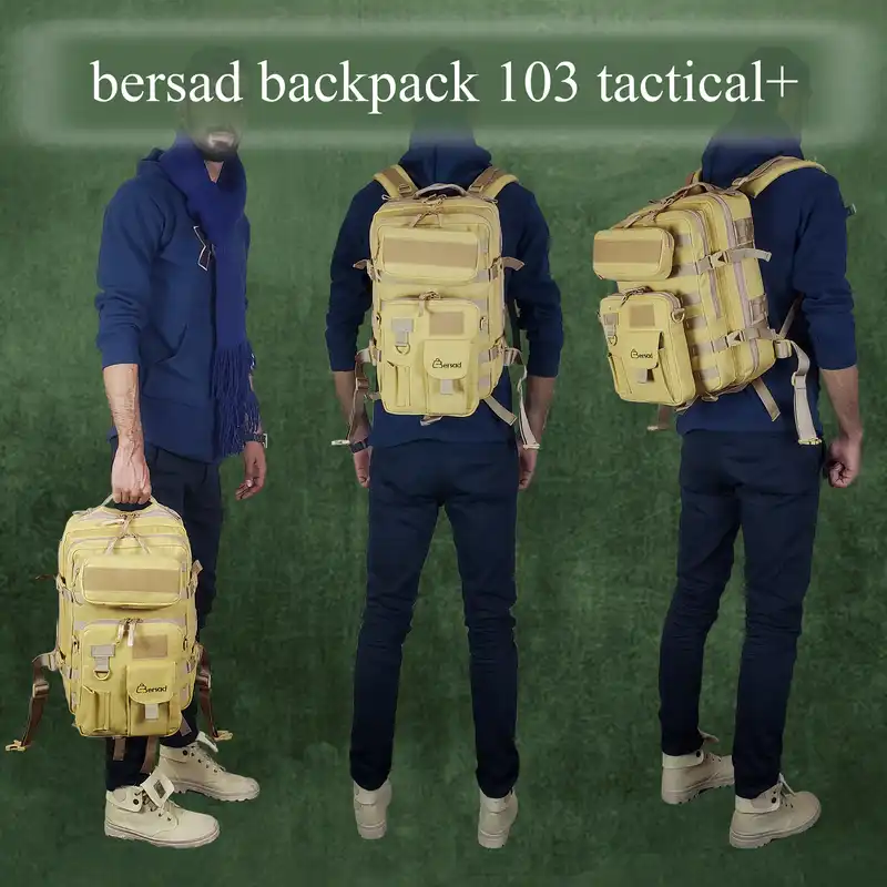 کوله پشتی کوهنوردی برساد مدل +Bb 103 tactical