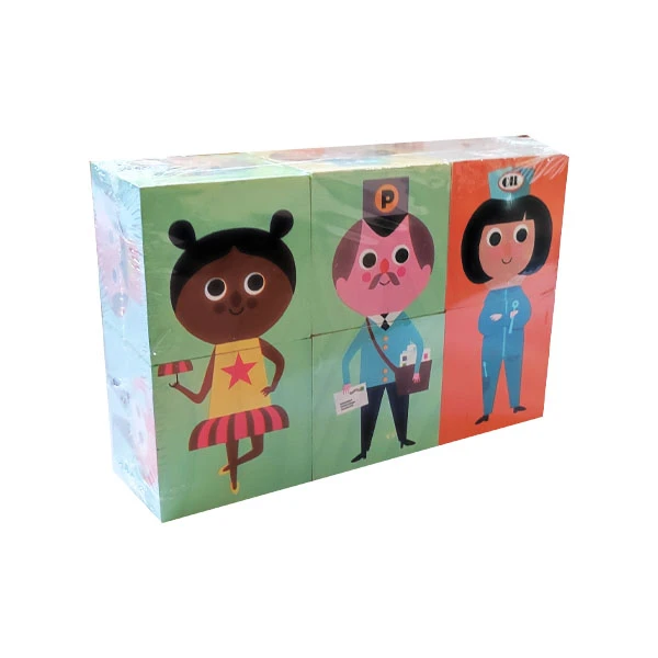 بازی آموزشی مدل مکعب 6 وجهی آبنوس