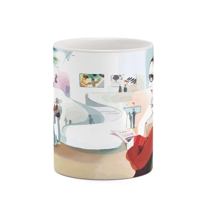 ماگ کاکتی مدل نقاشی کارتونی کد mgh18736