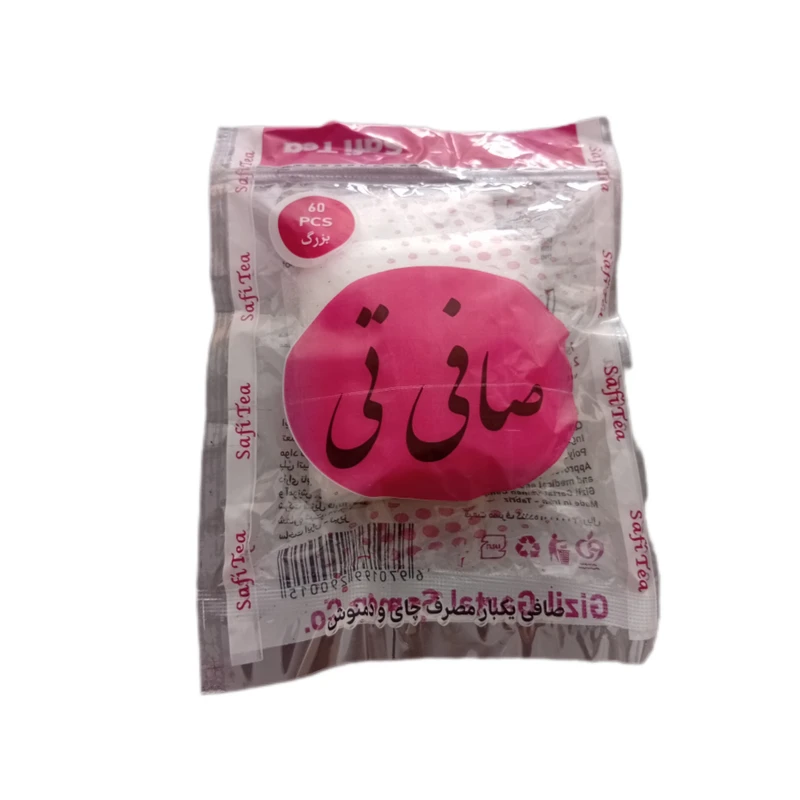 فیلتر چای صافی تی مدل تاشو بسته 60 عددی