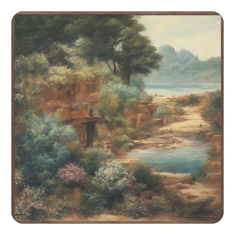 مگنت کاکتی طرح نقاشی رنگ روغن مدل mp69765