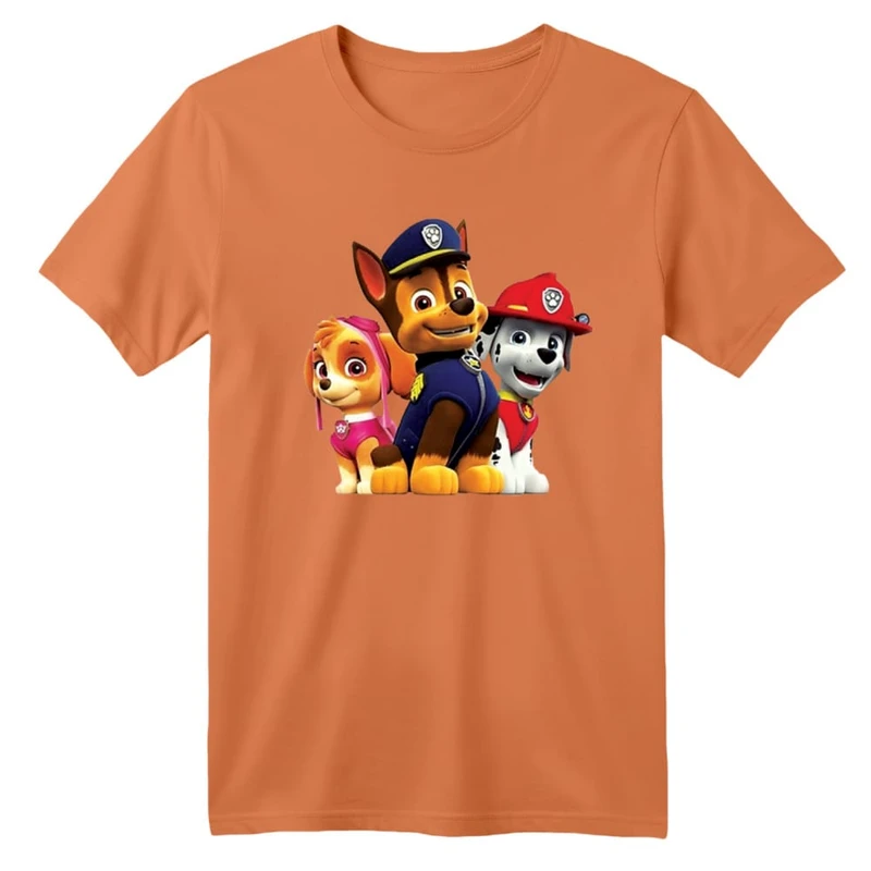 تی شرت آستین کوتاه بچگانه مدل سگ نگهبان کد ۱۰