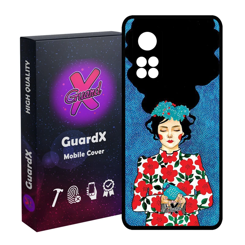 کاور گارد ایکس طرح Girl مدل Glass10137 مناسب برای گوشی موبایل شیائومی Mi 10T / Mi 10T Pro