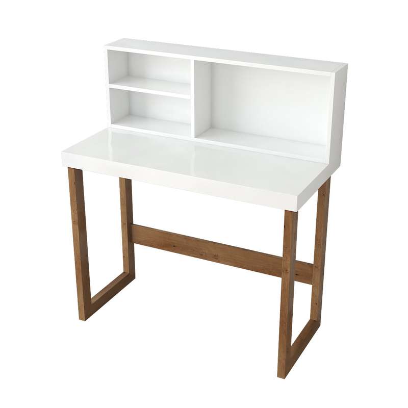 میز تحریر طرح کتابخانه دار مدل درسا کد D1-Z2 میز تحریر طرح کتابخانه دار مدل درسا کد D1-Z2