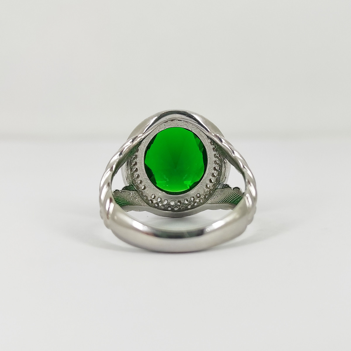 انگشتر نقره زنانه سلین کالا مدل مریم زمرد انگشتر نقره زنانه سلین کالا مدل مریم زمرد