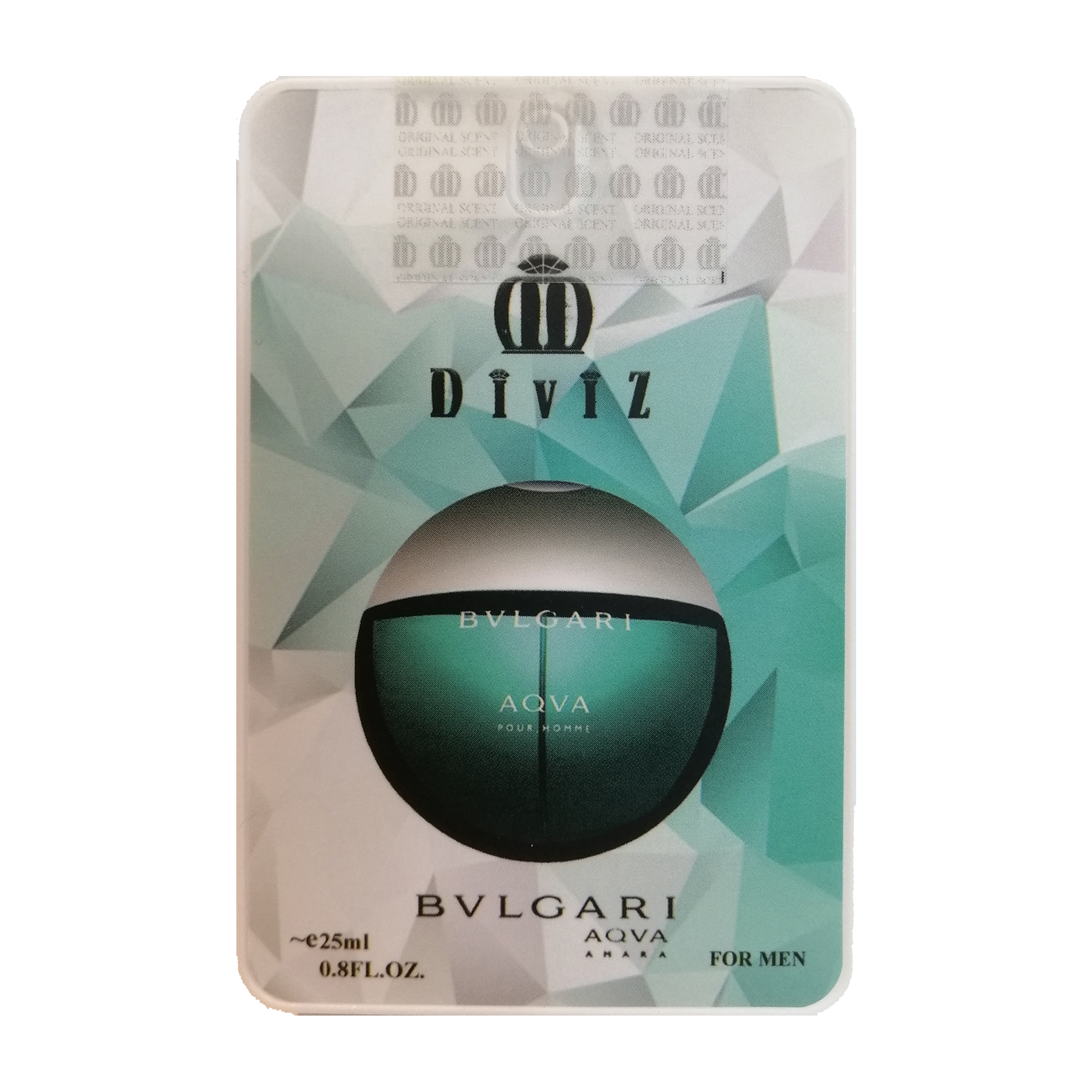 عطر جیبی مردانه دیوایز مدل BVLGARI حجم 25 میلی لیتر