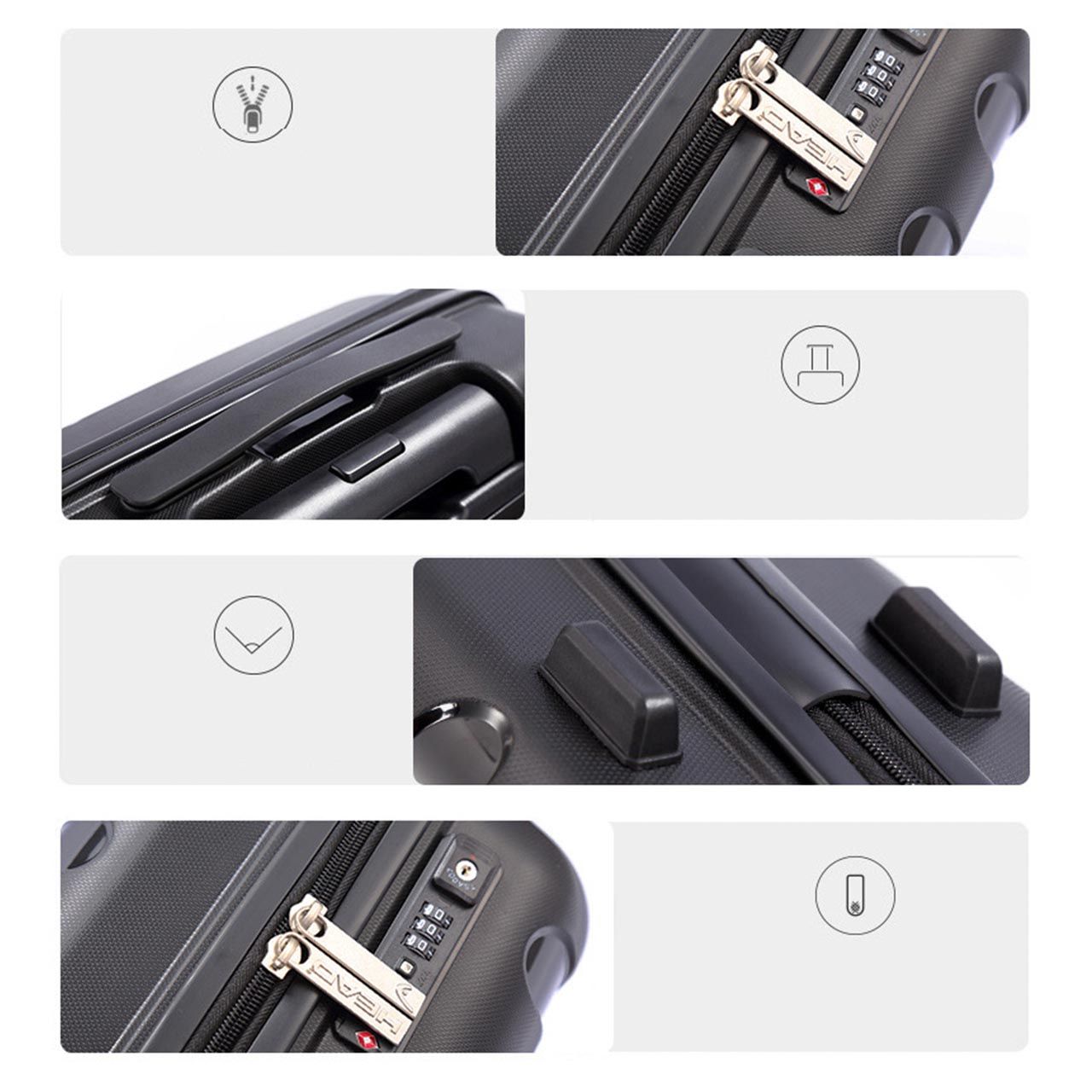 مجموعه سه عددی چمدان هد مدل HL 004 -  - 25