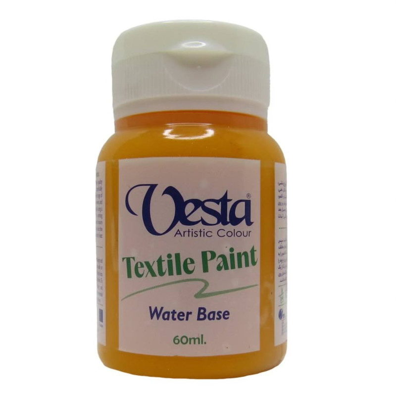 رنگ پارچه وستا مدل tan-609 حجم 60 میلی لیتر