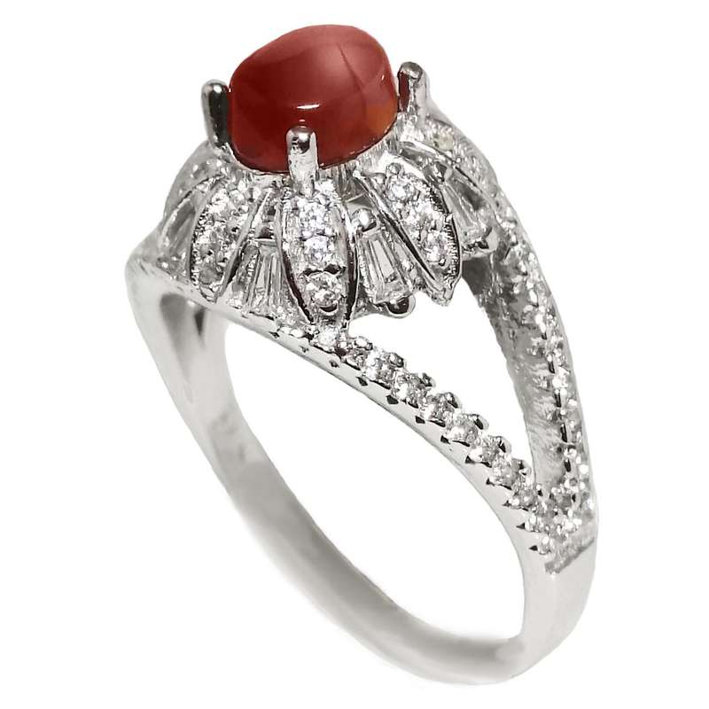 انگشتر نقره زنانه مدل عقیق یمن کد YW4175