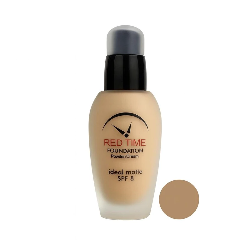 کرم پودر مایع spf8 رد تایم مدل Ideal شماره 02 مناسب برای انواع پوست حجم 30 میلی لیتر