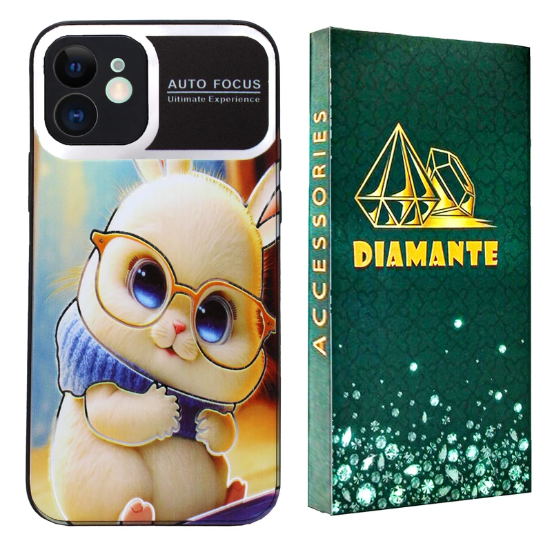  کاور دیامانته مدل RabbiT gn مناسب برای گوشی موبایل اپل iPhone 12