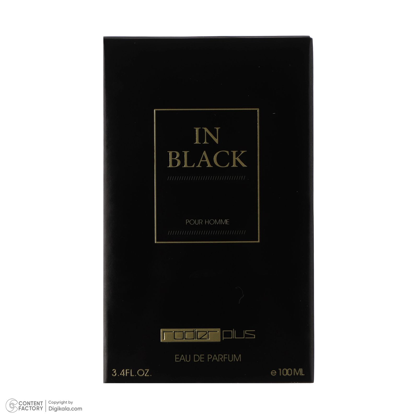 ادو پرفیوم مردانه رودیر پلاس مدل In Black حجم 100 میلی لیتر -  - 4