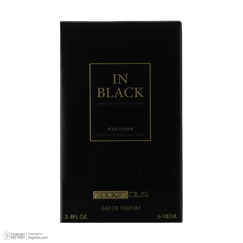 ادو پرفیوم مردانه رودیر پلاس مدل In Black حجم 100 میلی لیتر ادو پرفیوم مردانه رودیر پلاس مدل In Black حجم 100 میلی لیتر