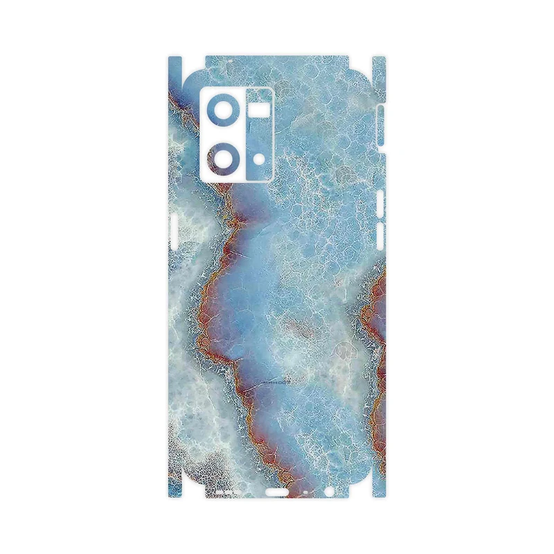 برچسب پوششی ماهوت مدل Blue_Ocean_Marble-FullSkin مناسب برای گوشی موبایل اپو Reno 8 4G