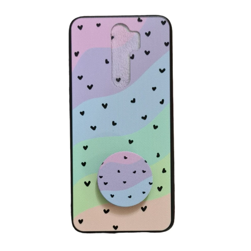کاور طرح دخترانه کد 881 مناسب برای گوشی موبایل شیائومی Redmi Note 8 Pro به همراه پاپ سوکت