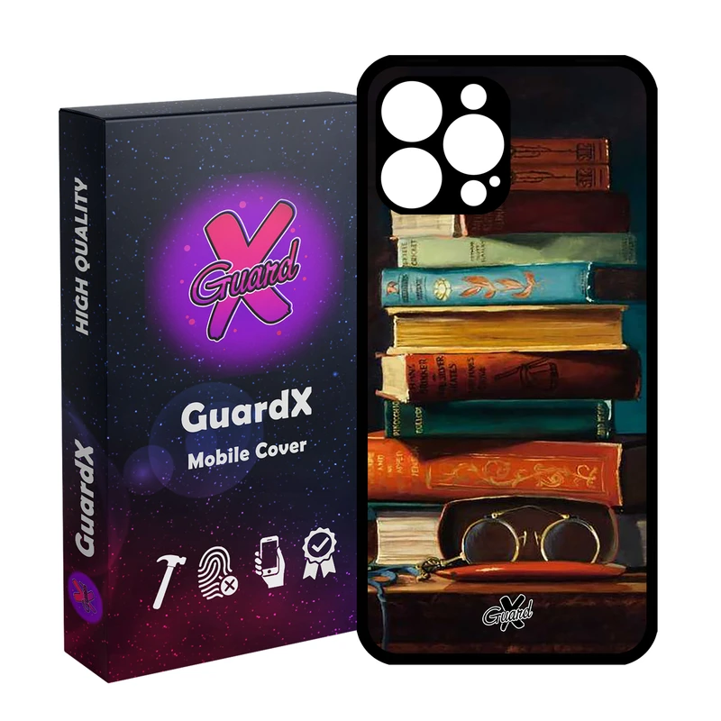 کاور گارد ایکس طرح کتاب مدل Glass10299 مناسب برای گوشی موبایل اپل iPhone 13 Pro Max