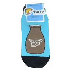 جوراب پاتریس مدل شیرکاکائو