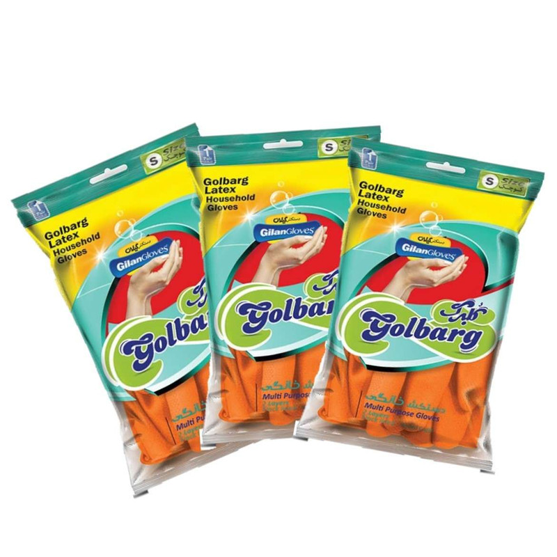 دستکش آشپزخانه گیلان مدل Golbarg-S بسته 3عددی دستکش آشپزخانه گیلان مدل Golbarg-S بسته 3عددی