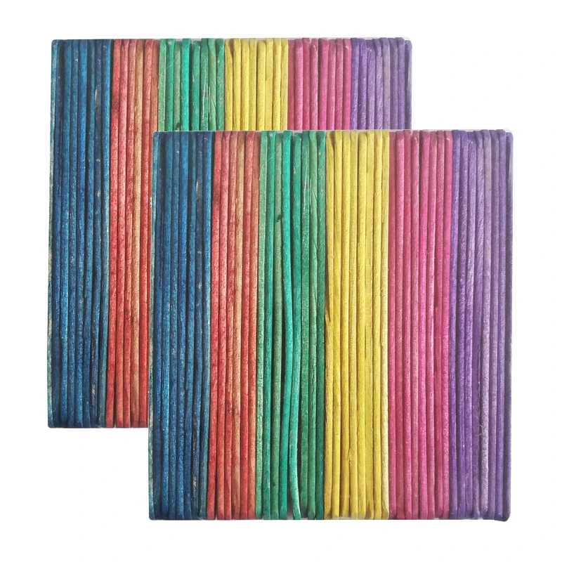 چوب بستنی مدل صاف بسته 96 عددی