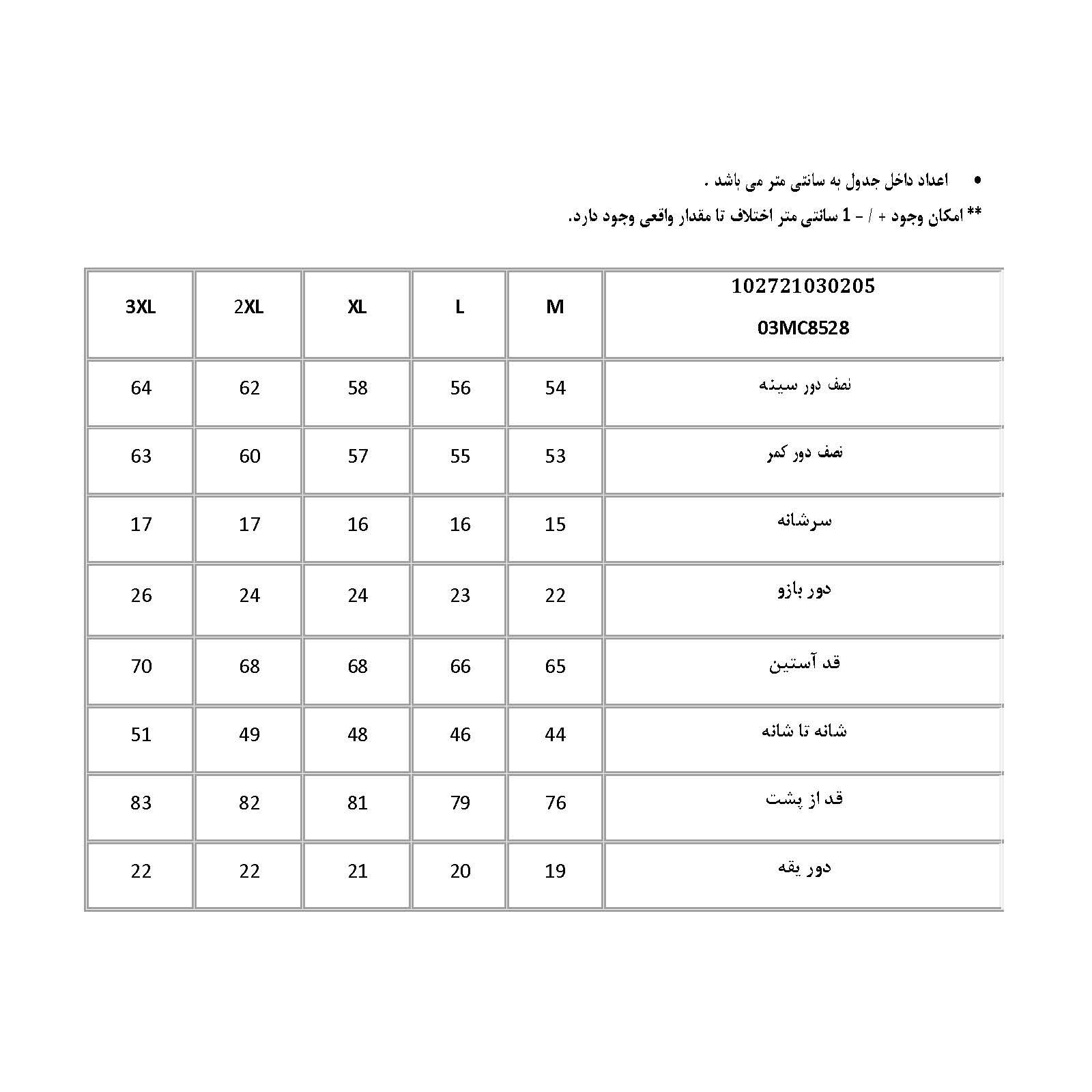 پیراهن آستین بلند مردانه پاتن جامه مدل کلاسیک 102721030205850 طرح راه راه - - 6
