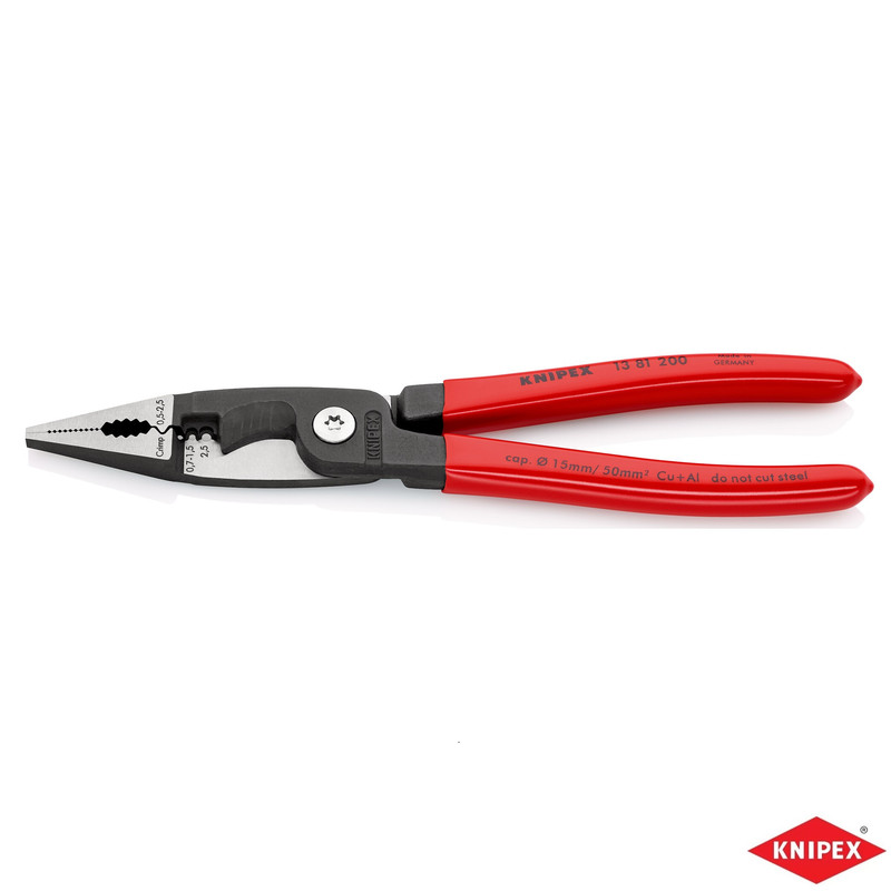 انبر برق کاری کنیپکس مدل 1381200 سایز 8 اینچ انبر برق کاری کنیپکس مدل 1381200 سایز 8 اینچ