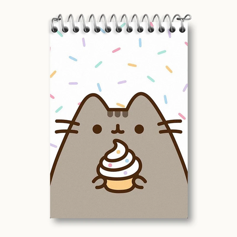 دفتر یادداشت 50 برگ خندالو طرح پوشین گربه بامزه کد N2045