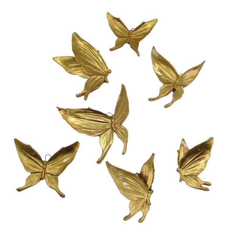 دیوارکوب طرح پروانه کد 007 مجموعه 7 عددی