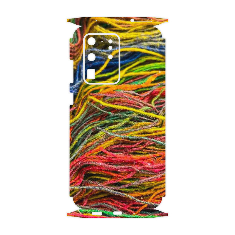 برچسب پوششی ماهوت مدل Fabric Texture 9-FullSkin مناسب برای گوشی موبایل سامسونگ Galaxy S20 Ultra