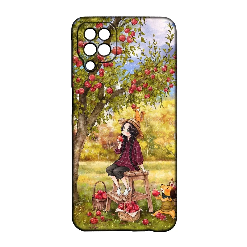 کاور طرح دخترانه کد 298 مناسب برای گوشی موبایل سامسونگ Galaxy A22 4g