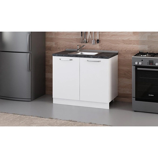 کابینت سینک فلفور کابینت مدل IN - 100 cm