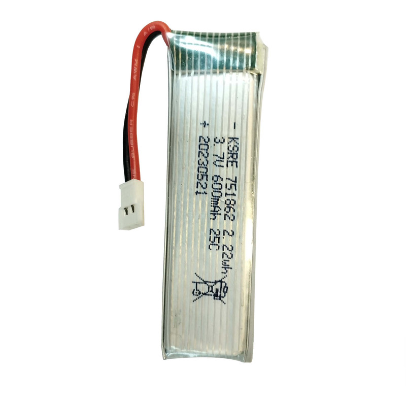 باتری لیتیومی مدل KSRE-HP-751862 ظرفیت 600 میلی آمپر ساعت