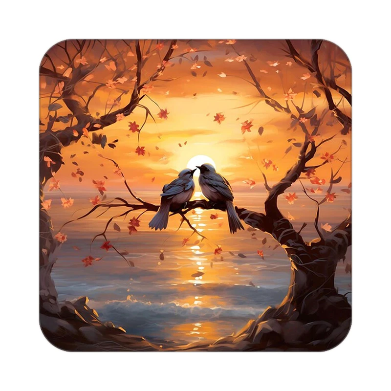 زیر لیوانی کاکتی مدل عاشقانه کد mp13790